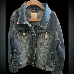 Children’s Place‎ Medium Wash Denim Jacket Size Large 10/12